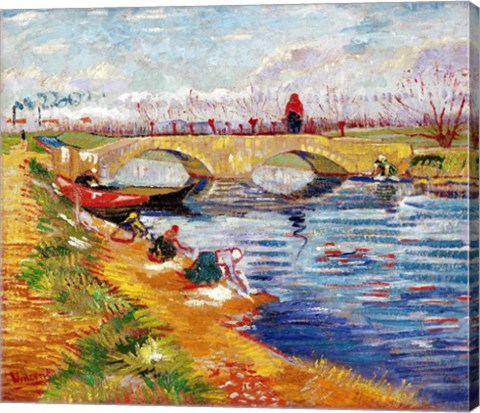 The Gleize Bridge over the Vigneyret Canal by Vincent Van Gogh