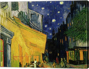 Cafe Terrace, Place du Forum, Arles, 1888 (detail 1) by Vincent Van Gogh