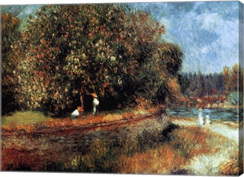 Chestnut Tree in Bloom by Pierre-Auguste Renoir
