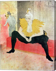 La Clowness Looks Around, Madamoiselle Cha-U-Kao by Henri de Toulouse-Lautrec