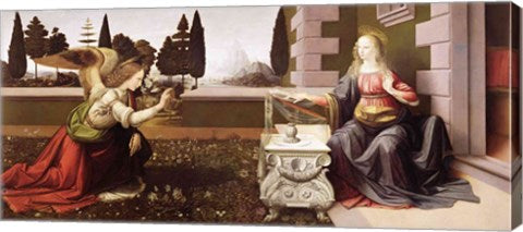 Annunciation, 1472-75 by Leonardo Da Vinci