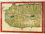 1561 Map of West Africa by Girolamo Ruscelli