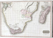 1809 Pinkerton Map of Southern Africa