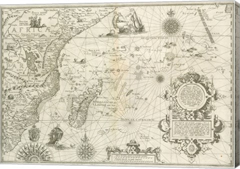 East Africa and the Indian Ocean 1596, Arnold Florent van Langren