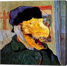 T Rex Van Gogh with Bandaged Battle Damaged Ear