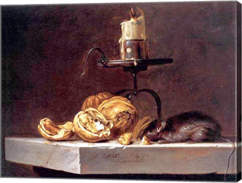 Willem Van Aelst  Still Life with Mouse and Candle