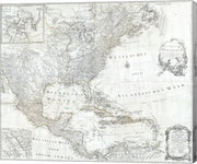 1788 Schraembl - Pownall Map of North America the West Indies
