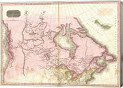 1818 Pinkerton Map of British North America