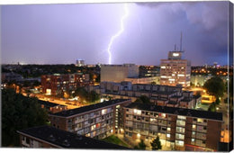 Utrecht-Oost Tijdens Onweer Vanaf