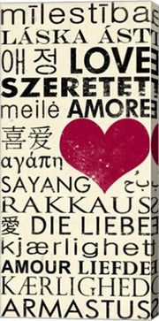 Love Around the World with Red Boarder by Veruca Salt