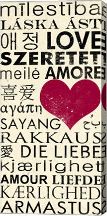 Love Around the World with Red Boarder by Veruca Salt