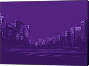 City Block on Purple by George Dilorenzo
