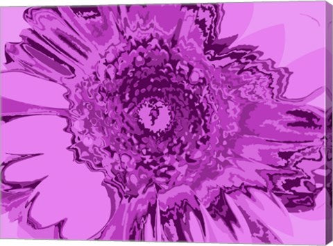 Pink Abstract Flower by George Dilorenzo