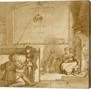 Taddeo in the House of Giovanni Piero Calabrese by Federico Zuccaro
