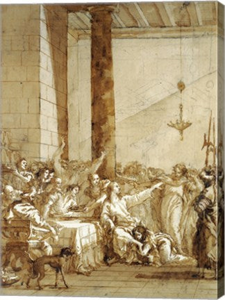 Christ at Supper with Simon the Pharisee by Giovanni Domenico Tiepolo