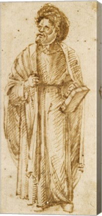 Standing Man Wearing A Turban by Giovanni Bellini