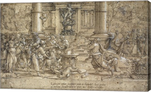 The Sacrifice at Lystra by Pieter Coecke van Aelst