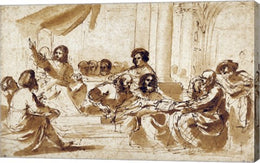 Christ Preaching in the Temple by Guercino (Giovanni Francesco Barbieri)