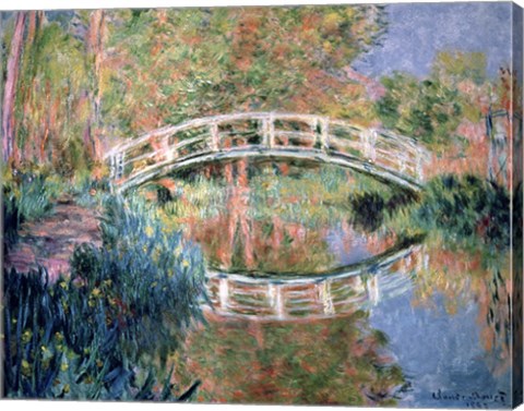 The Japanese Bridge, Giverny, 1892 by Claude Monet