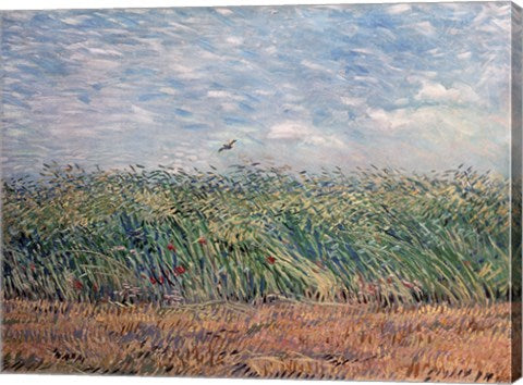 Wheatfield with Lark, 1887 by Vincent Van Gogh