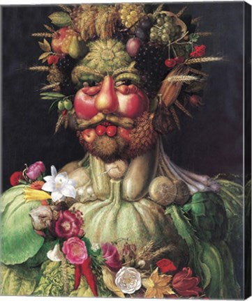 Holy Roman Emperor Rudolf II as Vertumnus by Giuseppe Arcimboldo
