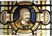 Crovan stained glass at Tynwald, the Parliament of the Isle of Man