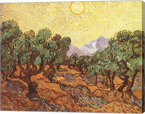 The Olive Trees, c.1889 by Vincent Van Gogh