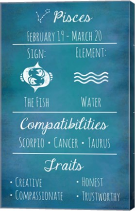 Pisces Zodiac Sign by Veruca Salt
