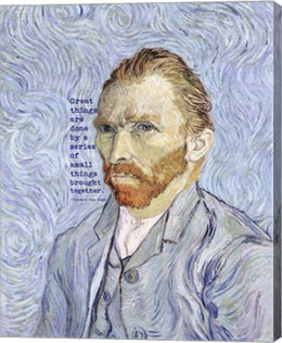 Great Things -Van Gogh Quote 3 by Quote Master