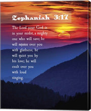 Zephaniah 3:17 The Lord Your God (Sunset) by Inspire Me