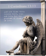 1 Corinthians 13:13 Faith, Hope and Love (Statue) by Inspire Me