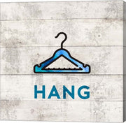Laundry Sign White Wood Background - Hang by Color Me Happy