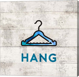 Laundry Sign White Wood Background - Hang by Color Me Happy