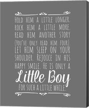 Hold Him A Little Longer - Gray by Color Me Happy