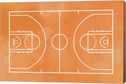 Basketball Court Orange Paint Background by Sports Mania