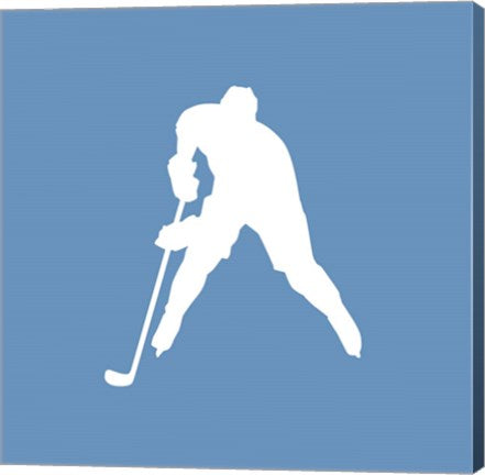 Hockey Player Silhouette - Part III by Sports Mania
