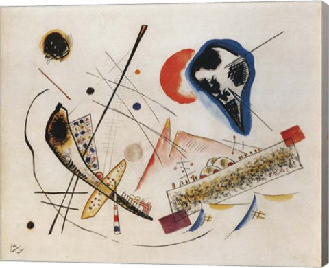 Framed Art Lyric Composition by Wassily Kandinsky Wall Decor 18x24 Artwork