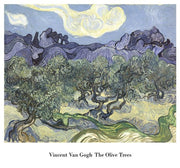 The Olive Trees, c.1889 (blue & green) by Vincent Van Gogh