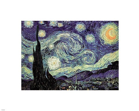 The Starry Night, c.1889 by Vincent Van Gogh