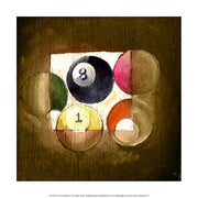 Pool Abstract I by Mark Wolfe