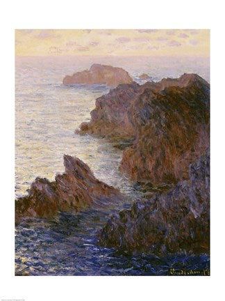 Rocky Point at Port-Goulphar by Claude Monet