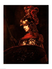 Pallas Athena or, Armoured Figure by Rembrandt van Rijn