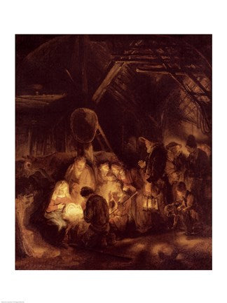 Adoration of the Shepherds, 1646 by Rembrandt van Rijn