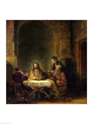 The Supper at Emmaus, 1648 by Rembrandt van Rijn