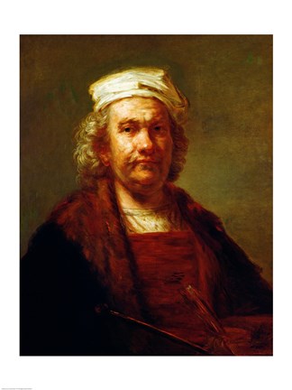 Self Portrait, c.1660 by Rembrandt van Rijn