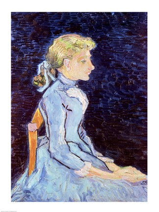 Adeline Ravoux, 1890 by Vincent Van Gogh