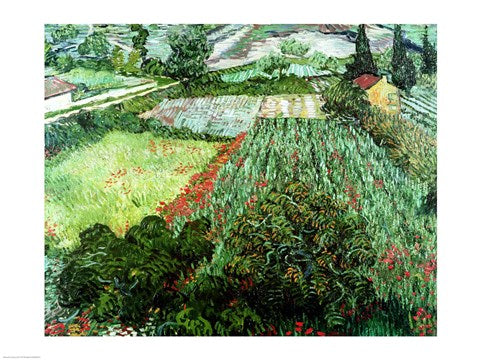 Field with Poppies, 1889 by Vincent Van Gogh