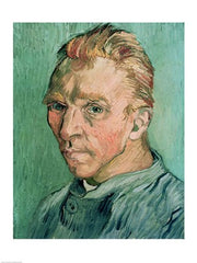 Self Portrait, 1889 (green) by Vincent Van Gogh