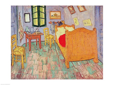 Van Gogh's Bedroom at Arles, 1889 by Vincent Van Gogh