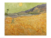 Wheatfield with Reaper, 1889 by Vincent Van Gogh